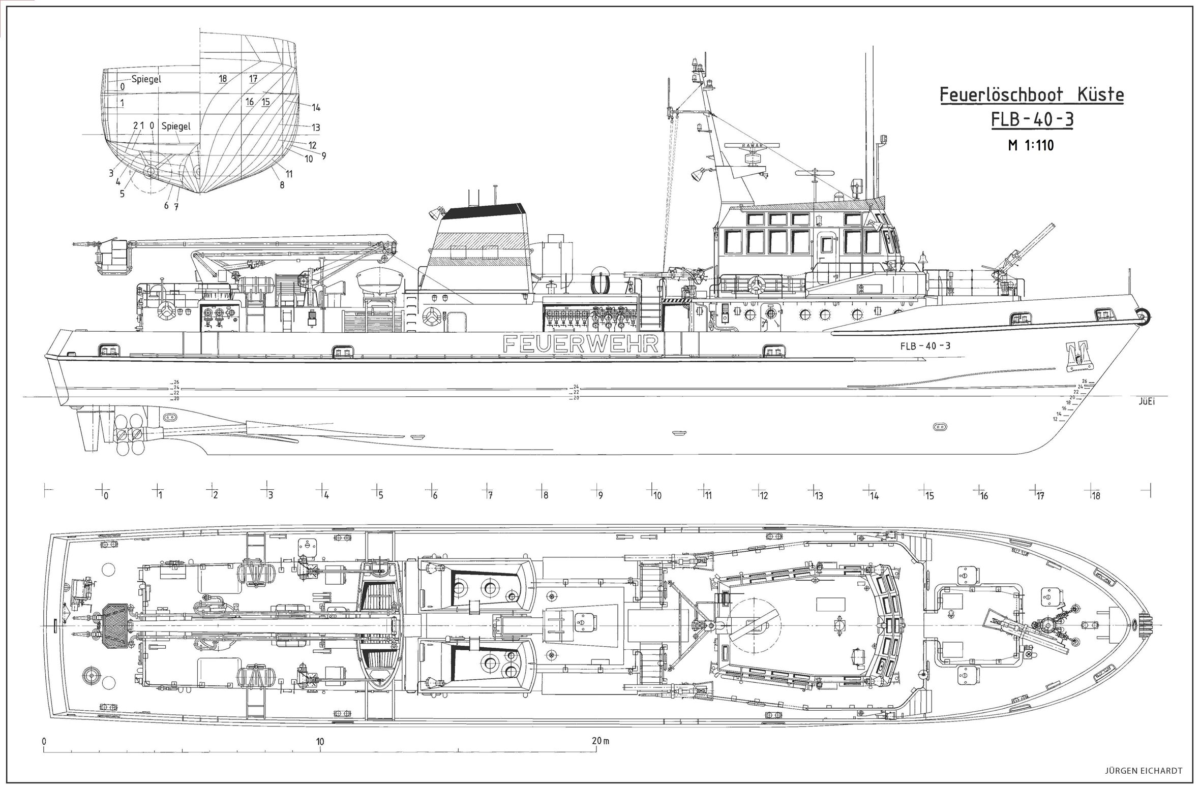 Чертежи торпедного катера для моделирования