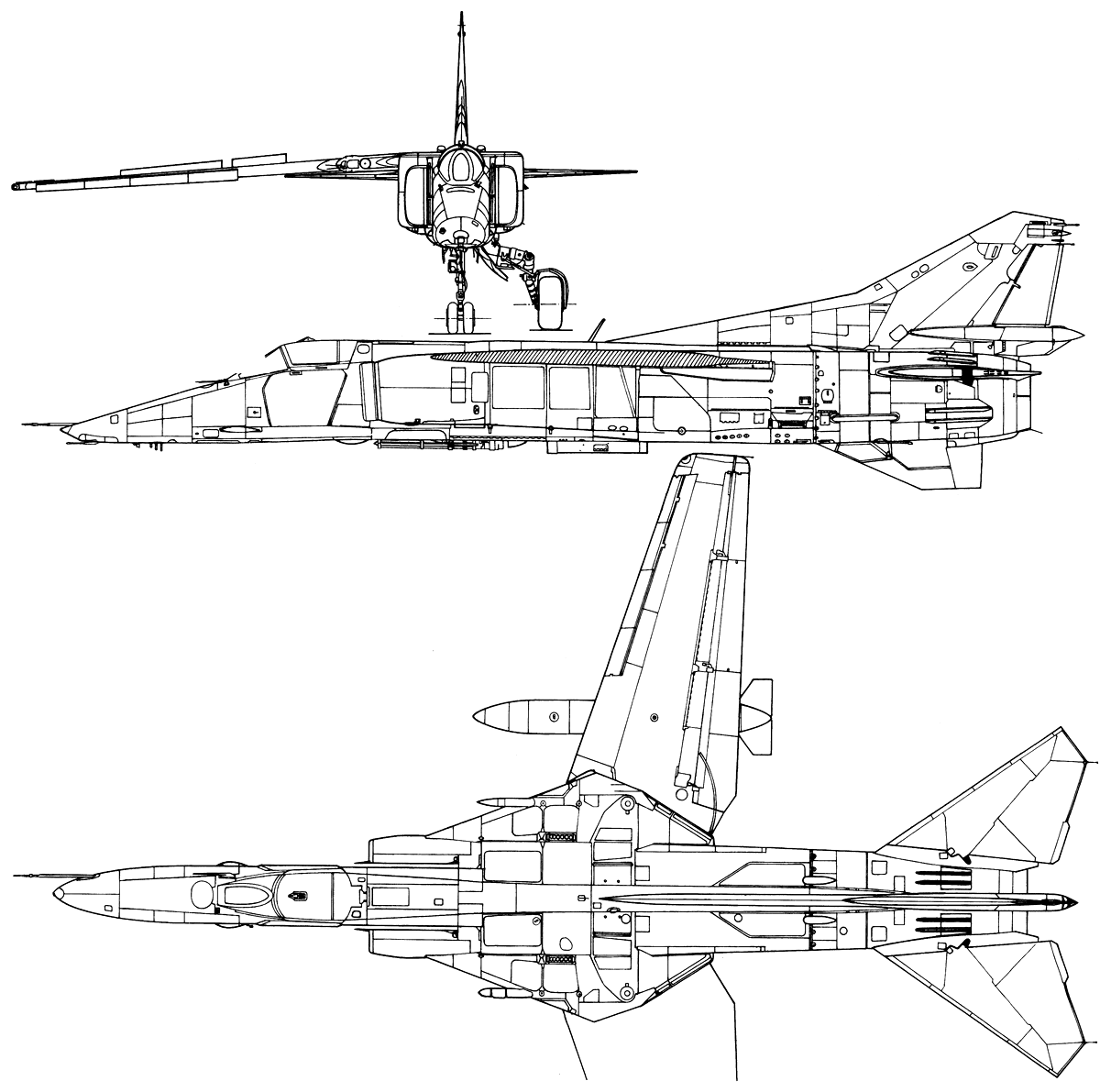 Su 27 чертеж - 95 фото